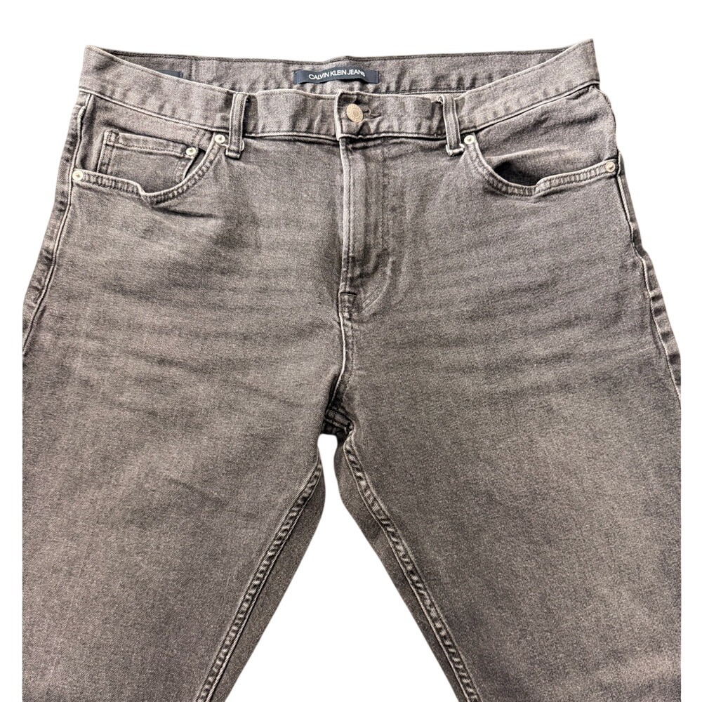 Calvin Klein Black Washed Jeans Size 36x34L - Picture 5 of 8